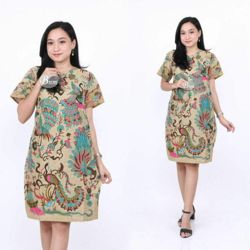 NEW DRESS BATIK WANITA XXL XXXL XXXXL XXXXXL MOTIF BATIK BFJ88Kdrt