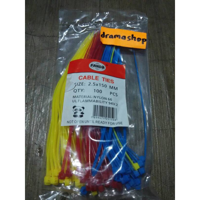 Kabel Tis Cable Tie Ties Insulock Insulok 150mm 15cm Warna