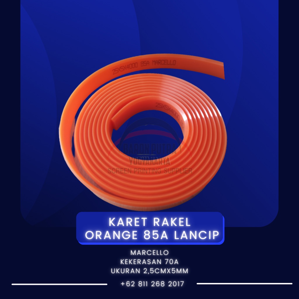 KARET RAKEL ORANGE LANCIP 85A KECIL - ECERAN