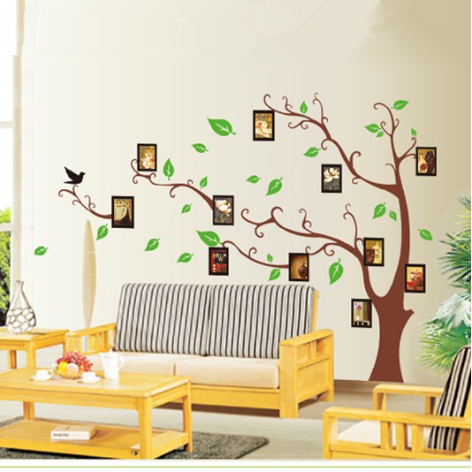 RELIZA WALLSTICKER / Stiker Dinding POHON BINGKAI FOTO TREE FRAME Wall Sticker AY803