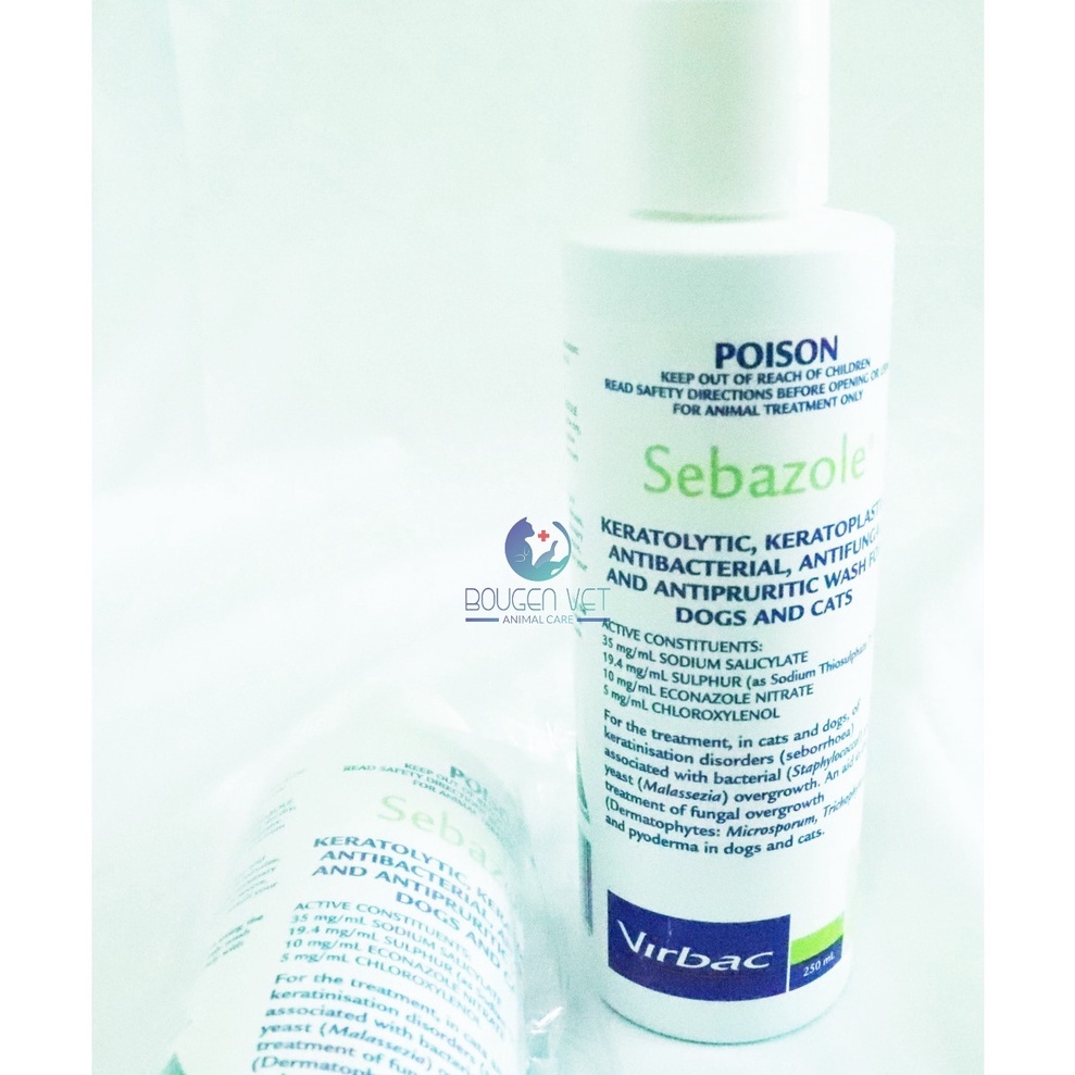 Jual VIRBAC SEBAZOLE SHAMPOO 250ML Shopee Indonesia