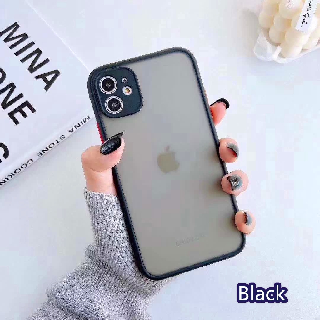 Soft Case Pelindung Lensa Penuh Matte Untuk Iphone Se 2020 X Xs Max Xr 6 6s 7 8 Plus 11 Pro Max