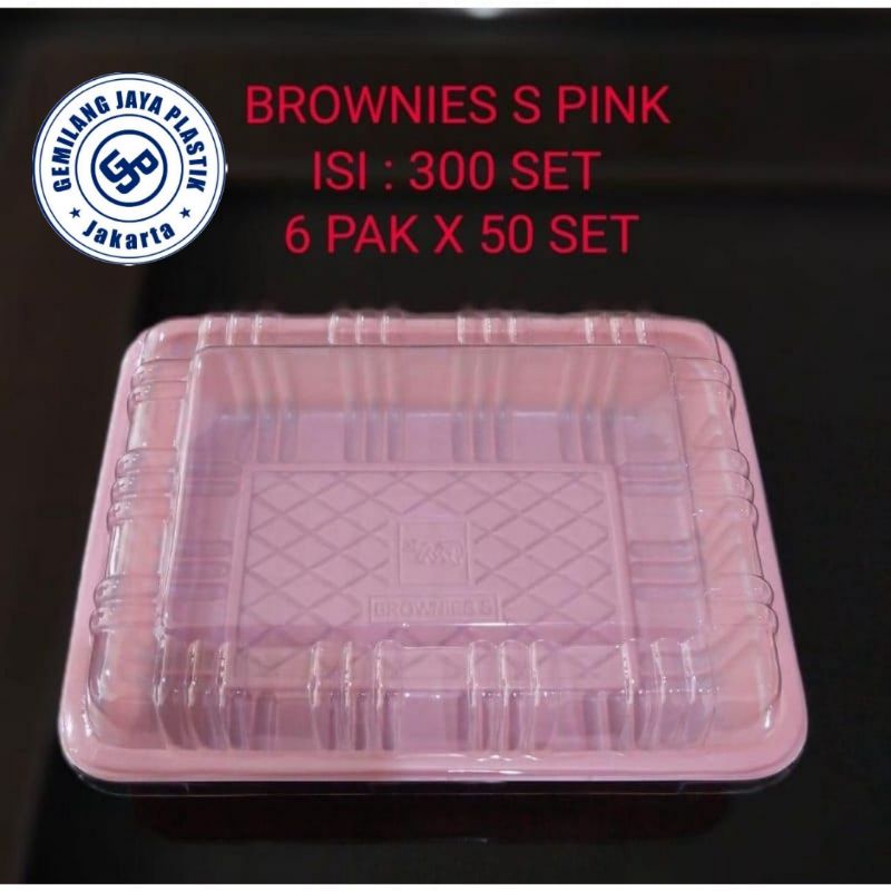 Mika Brownies S/Box Brownies / Kotak Brownies / Mika Kue / Kotak Kue @10 Set