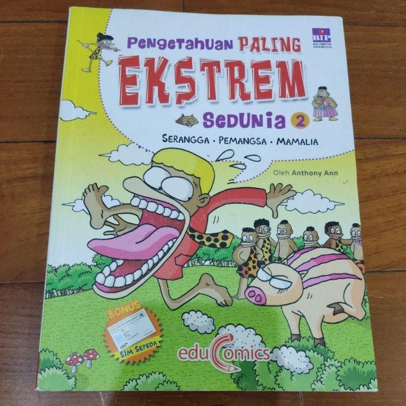 Educomics Pengetahuan Paling Ekstrem Sedunia 2 Original  Bekas