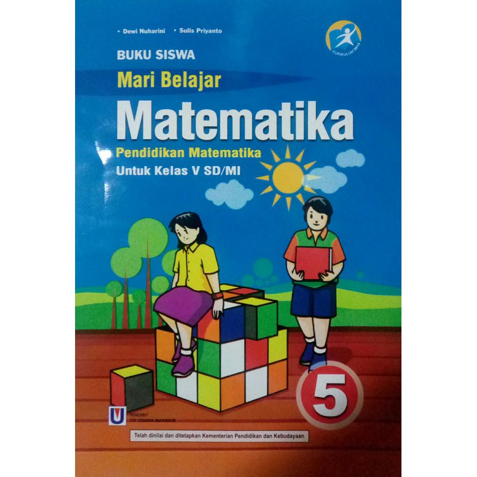 Murah Mari Belajar Matematika Sd Kls 5 K13 Qr0500 Shopee Indonesia