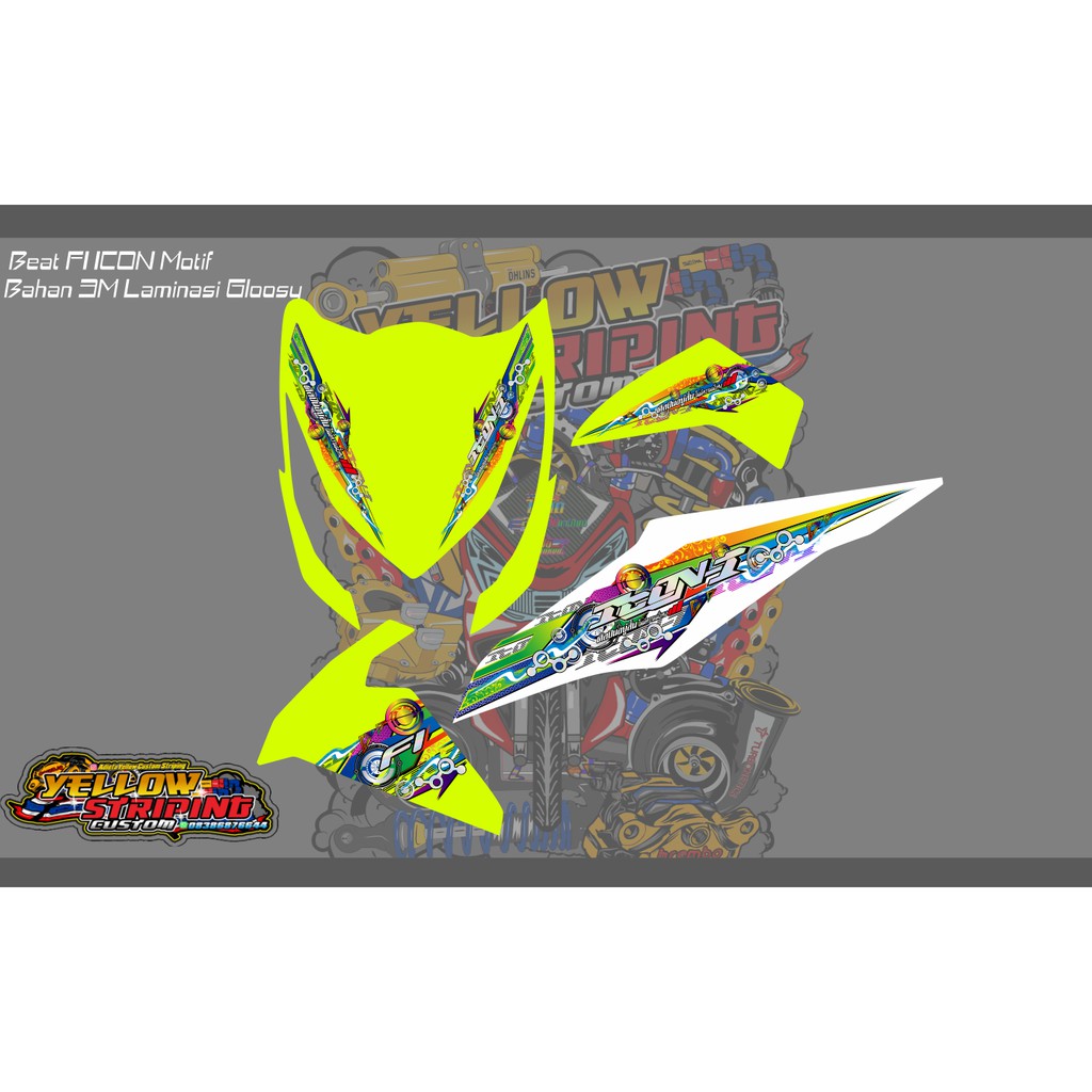 STRIPING BEAT FI/ESP ICON KEREN FONT HOLOGRAM