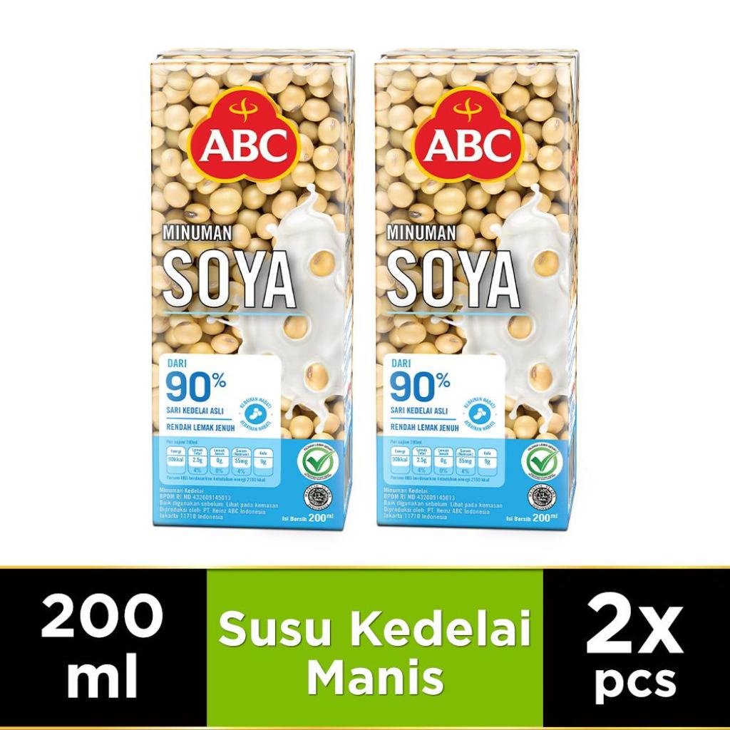 

ABC Minuman Sari Kedelai 200 ml x 2 pcs