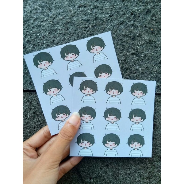 

Stiker Boys Cutes Stiker Dekorasi Journal notebook handphone dll