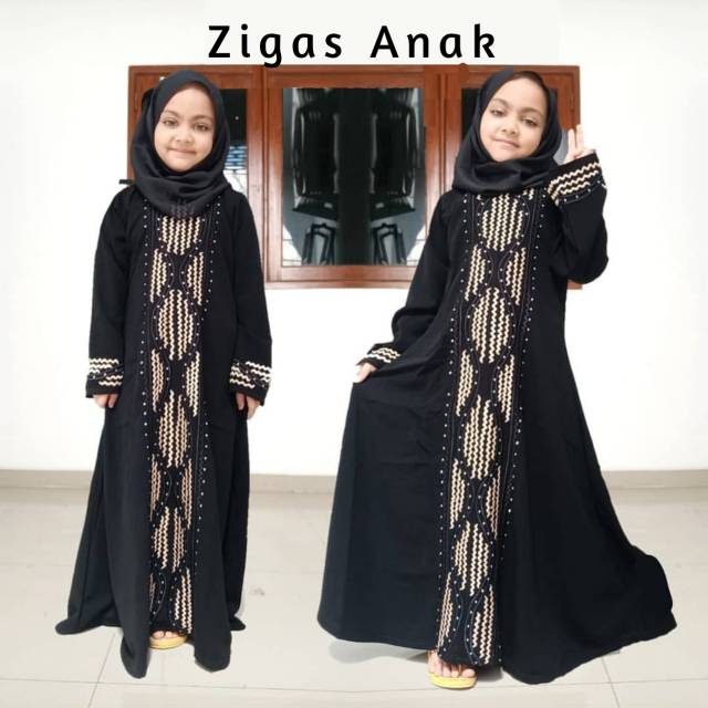 GALLERY EXCLUSIVE ABAYA BORDIR ANAK ZIGAS