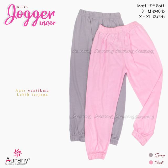 INNER JOGGER • INNER RIBB • ANAK || CELANA DALAMAN GAMIS/ROK AURANY