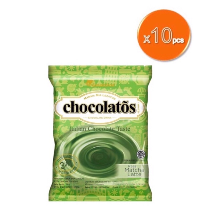 

Chocolatos Matcha Drink 24gr x10