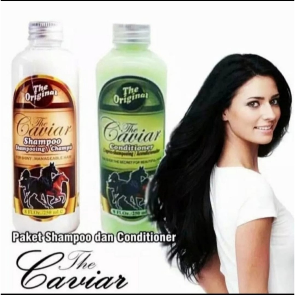 THE CAVIAR SHAMPOO KUDA / CONDITIONER BPOM ORIGINAL 250 ML