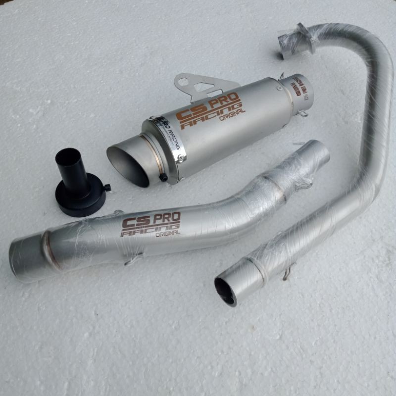 KNALPOT CS PRO RACING ORIGINAL VIXION NEW VIXION OLD SATRIA FU KARBU SATRA FU FI