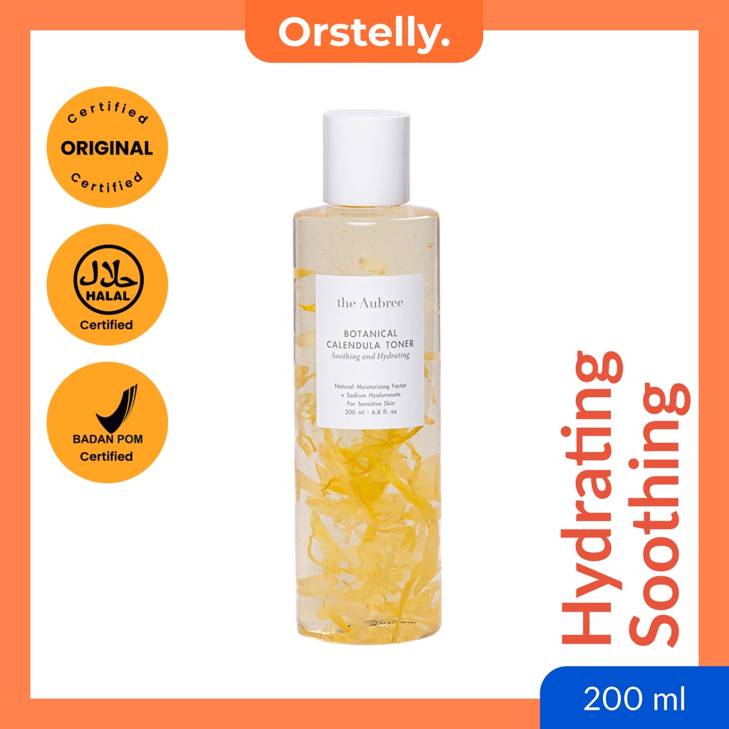 The Aubree - Botanical Calendula Toner 200 ml (melembakan, hydrating toner, toner melembabkan, toner
