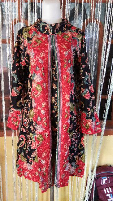 Tunik Batik Atasan Baju Wanita Bg019