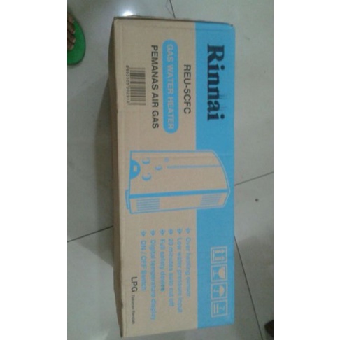 Rinnai Water Heater Instan REU 5 CFC / Water Heater Gas Murah