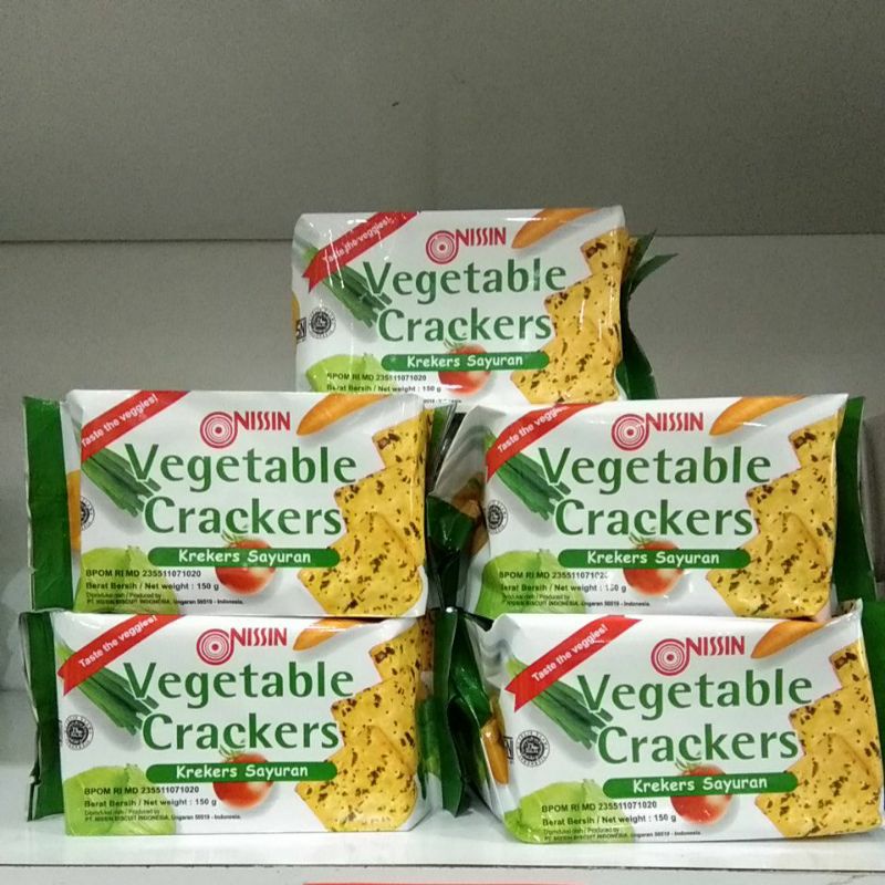 

Nissin Vegetable Crackers 150gr