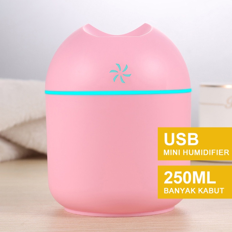 Moi Portable Humidifier Diffuser USB Mini Air Purifier Aromatherapy Essential Oil Difuser-250ml_MIni_P