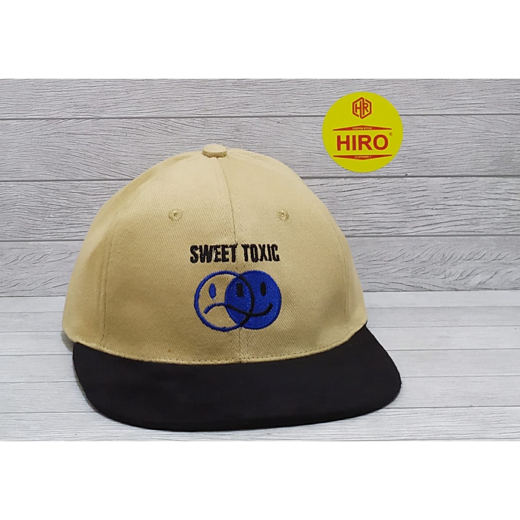 [COD]Topi Snapback Bordir SWEET TOXIC New Model/Topi Distro Pria/Topi Hiro Keren