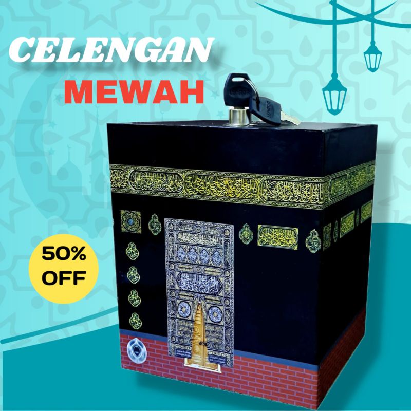 Celengan Karakter Anak Murah - Celengan Karakter Unik - Celengan Kabah + free Kunci