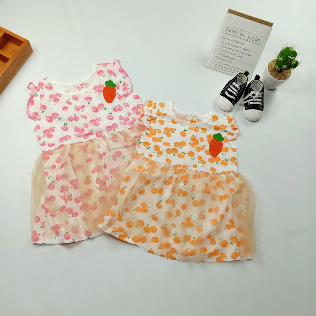 DRESS BALITA IMPORT / DRESS BALITA PEREMPUAN / DRESS KATUN IMPORT