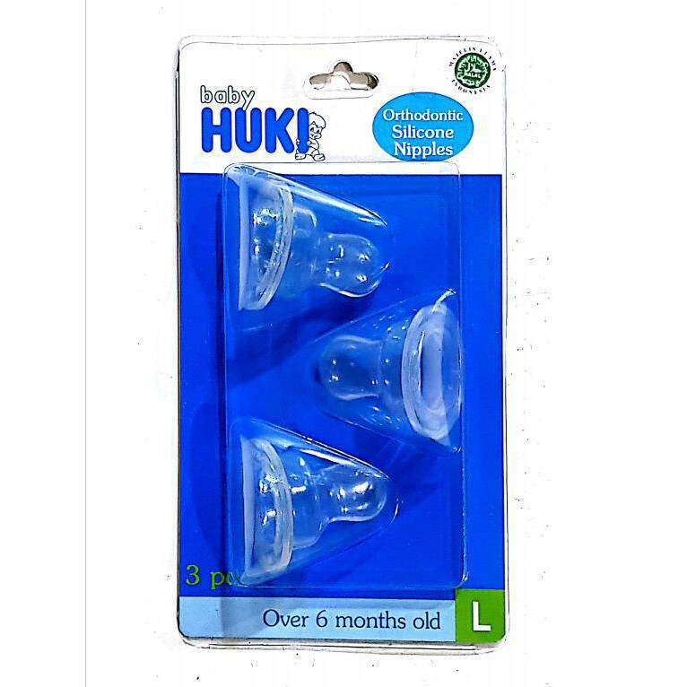 HUKI DOT SILICONE ORTHO L ISI 3 PCS