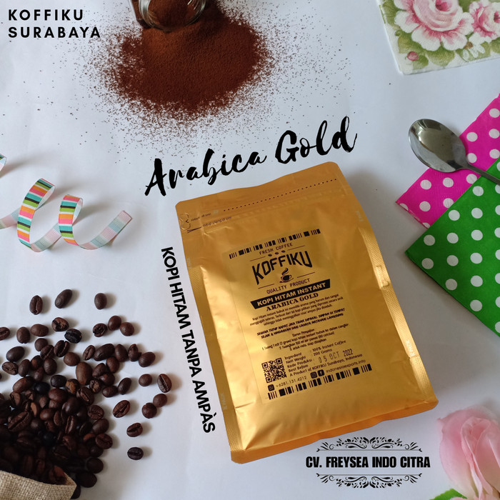 

KOFFIKU Spray Dried Instant Coffee/ Kopi Tanpa Ampas [ARABICA GOLD]