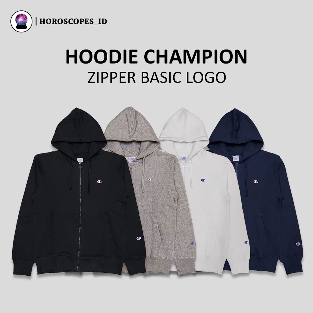Hoodie / Jaket Zipper Champion Original Japan Market