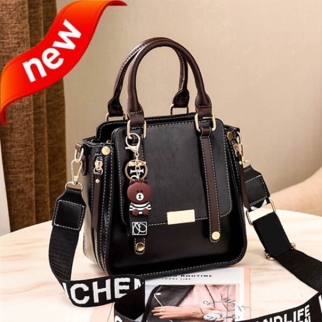 SG1535 syafniegalery hand bag kulit impor tas mini tas guru 8491 1678 2481 7054