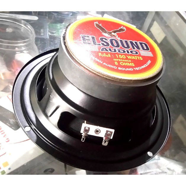 SPEAKER PROFESSIONAL ELSOUND WOOFER 150W 6INCH 8 OHM JAPAN TECHNOLOGY