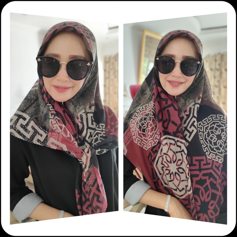 Afrahijab/ Segi Empat Voal Motif 181