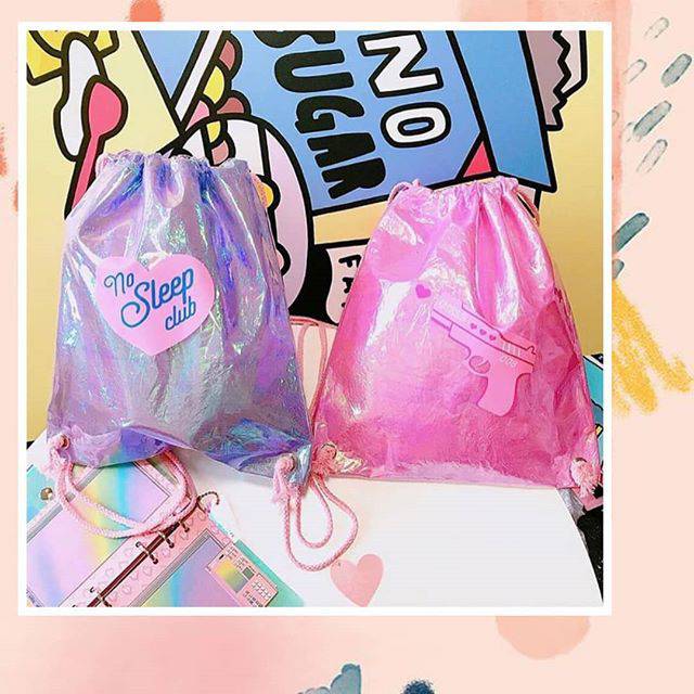 HOLOGRAM AESTHETIC STRING BAG / HOLOGRAM STRING BAG