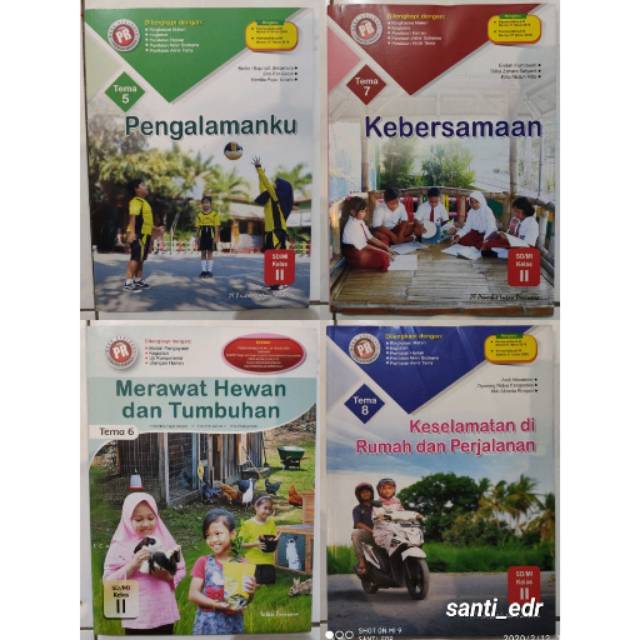 Buku PR Tematik Terpadu Kelas 2 SD semester 2