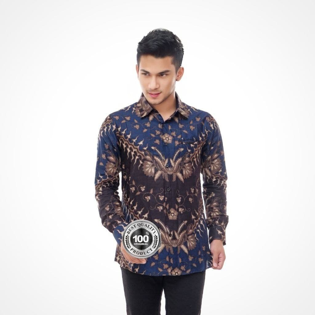 [ANSBATIK] KEMEJA BATIK PRIA KEMEJA BATIK PEKALONGAN KEMEJA BATIK SLIMFIT KEMEJA BATIK MODERN KEMEJA BATIK