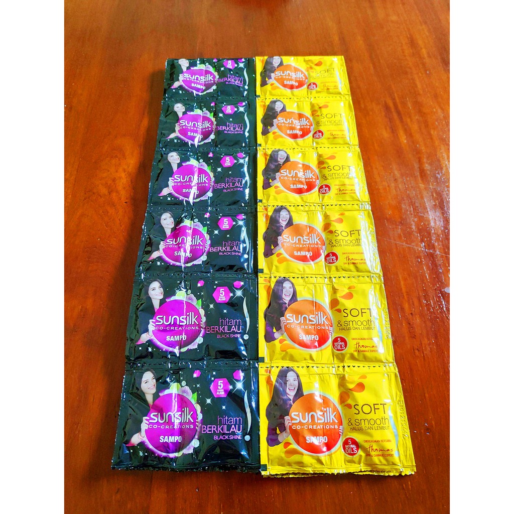 SUNSILK SHAMPO RENCENG ISI 12 PCS