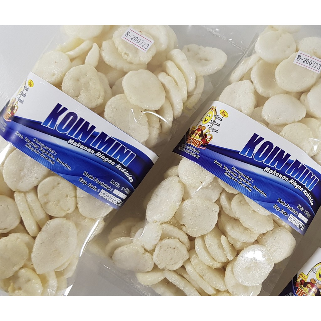 

Victory Snack - Camilan Koin Mini / Kerupuk Kemplang Mini murah isi 100 gr