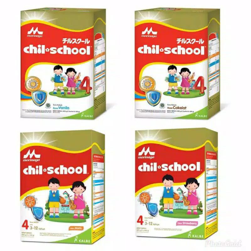 

CHIL SCHOOL VANILLA /MADU/COKLAT/STRAWBERRY 800gr