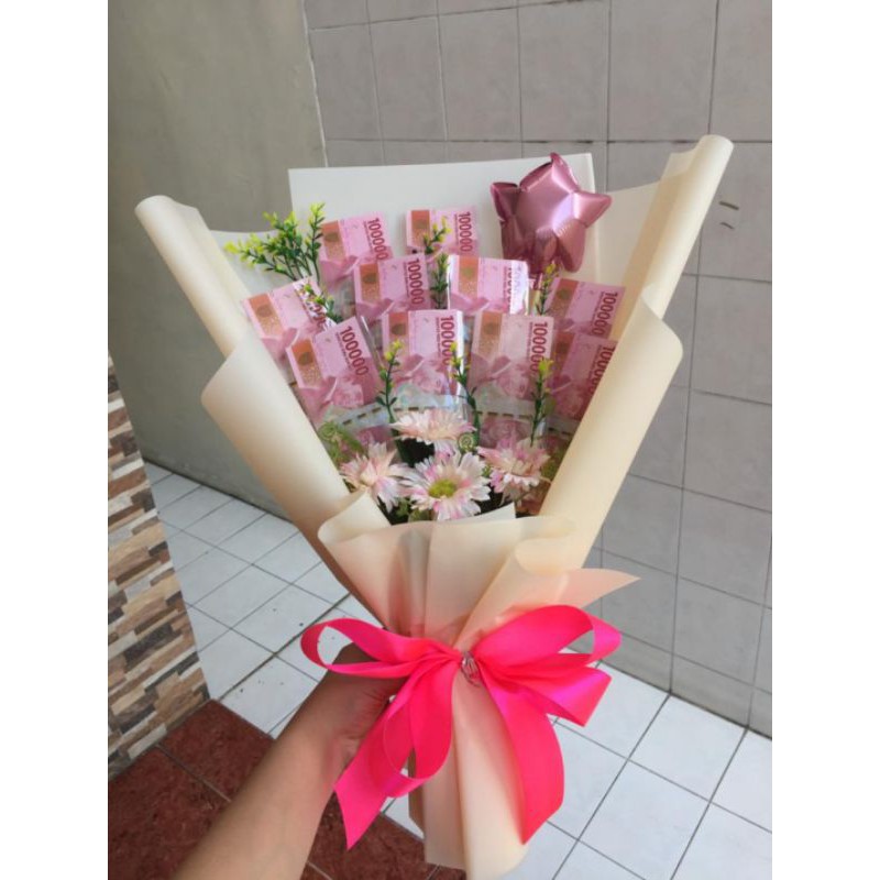 Bouquet uang ASLI / Buket Uang ASLI / HandBouquet money