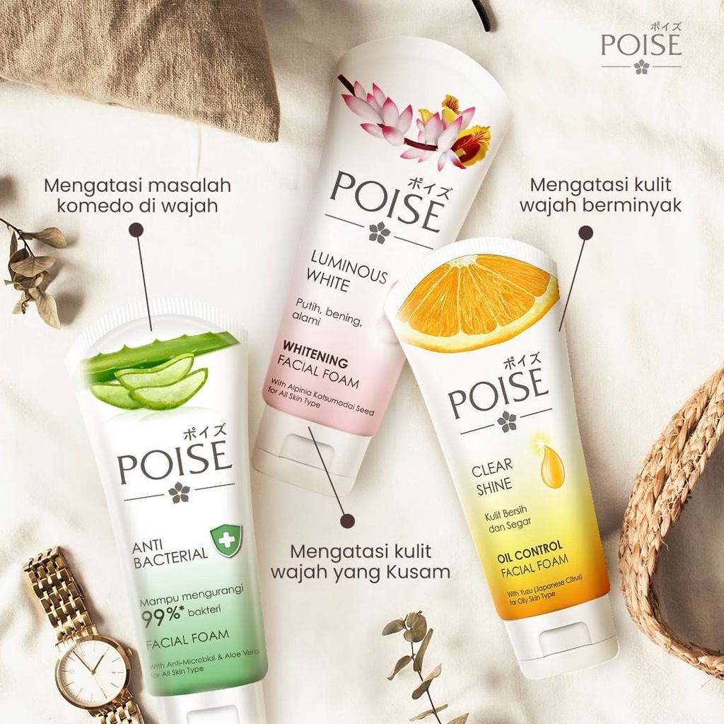 POISE Facial Foam Series