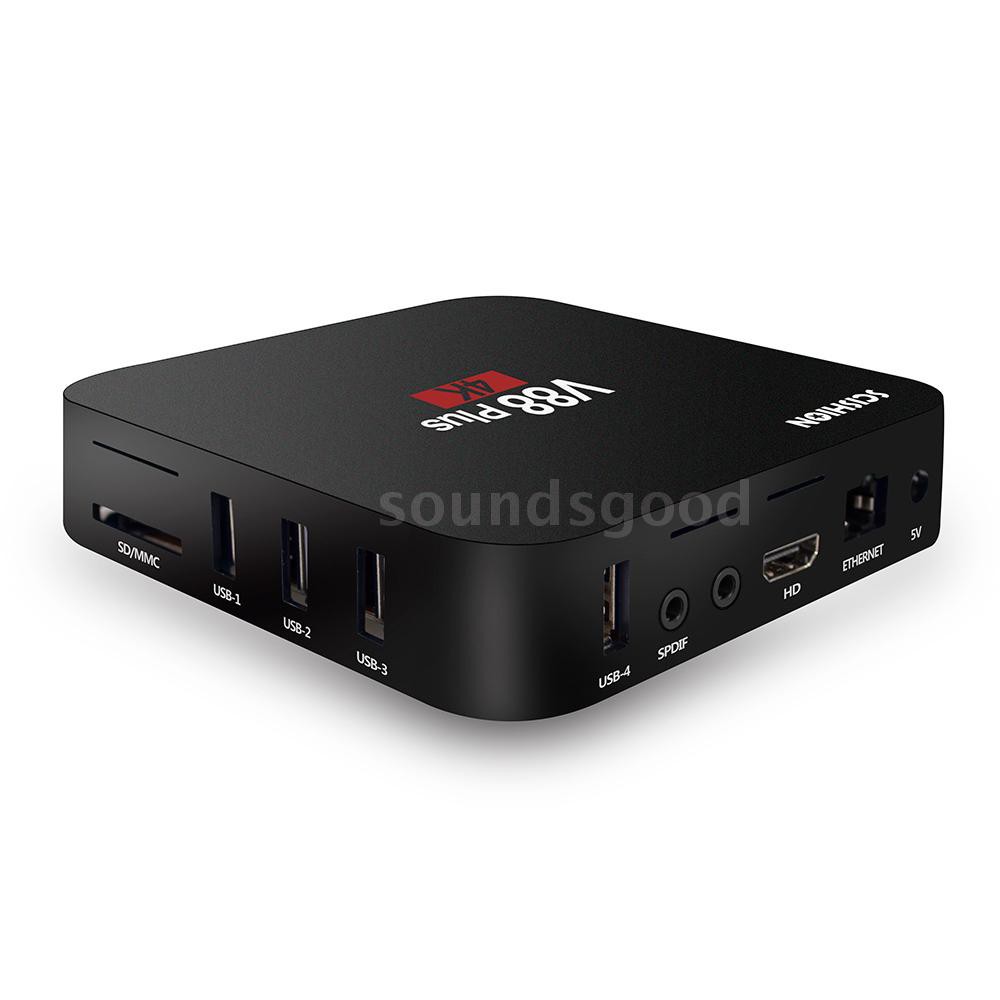 keyboard V88 Smart Android 8.1 TV Box 1080P 2GB//16GB WiFi RK3229 Quad Core