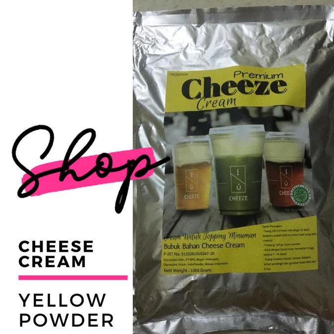 

(BISA COD) TOPPING CHEESE CREAM 1 kg / Cheese Cream Foam / Topping Cheese Tea TERLENGKAP Kode 1212
