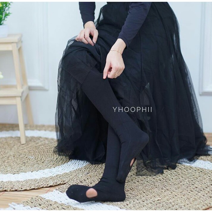 Legging Wanita Premium / Legging Hitam Polos / Legging Wudhu  Import