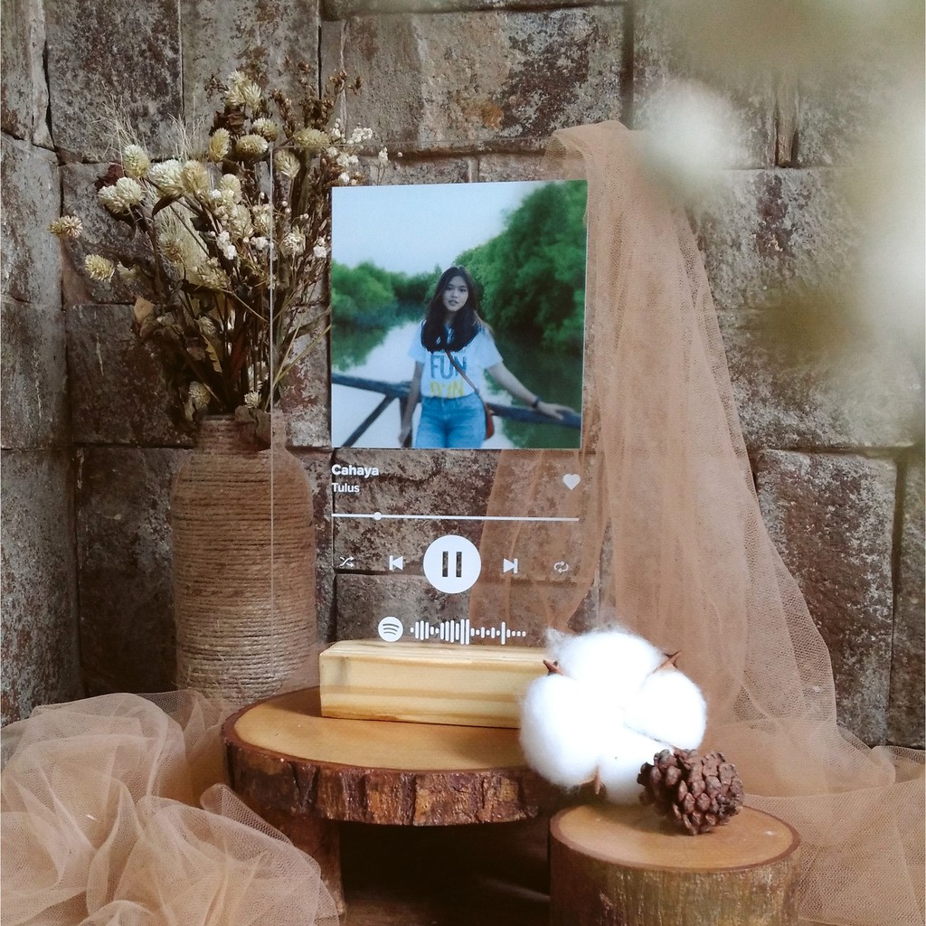

[LILLE Petite] Custom Acrylic Spotify A5 (21x15cm) Akrilik Print UV