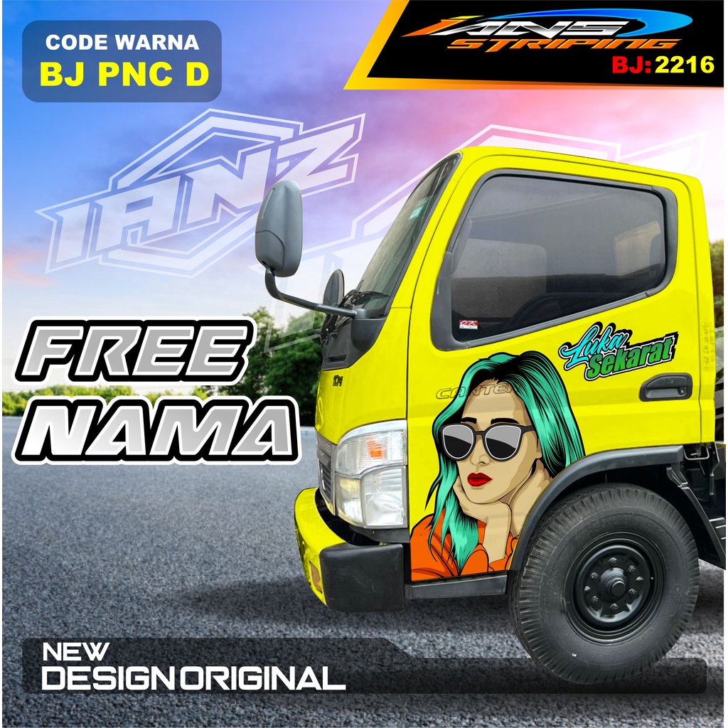 STICKER PINTU TRUK FUSO RAGASA / DECAL PINTU DUMTRUK  / STIKER MOBIL TRUK / STIKER PINTU TRUK KEREN