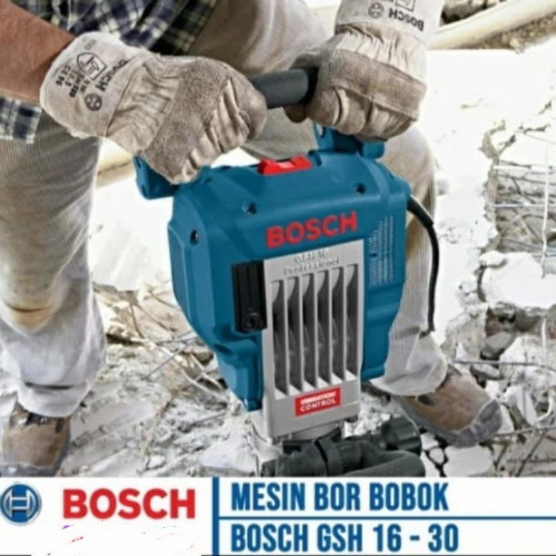 Jack Hammer / Mesin Bor Bobok Demolition Hammer - BOSCH GSH 16-30