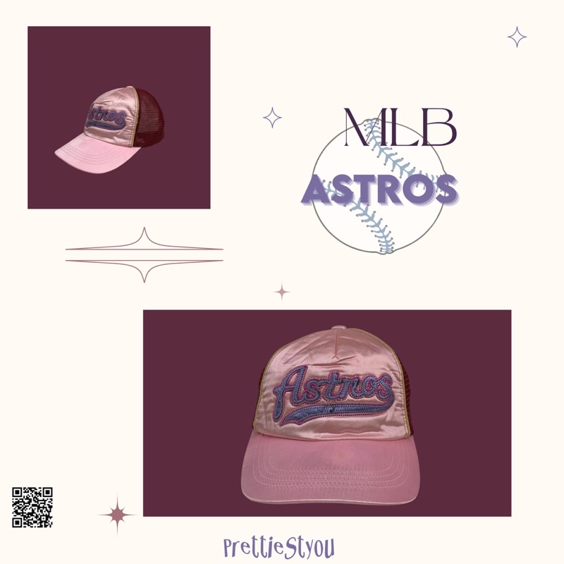 preloved trucker hat mlb astros