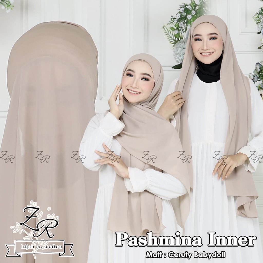 PROMO !! PASMINA PLUS INNER 2 IN 1 BEST SELLER || PASMINA INNER CERUTY BEBYDOLL PREMIUM