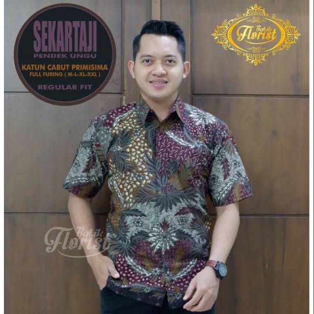 Hem Batik Eksklusif Terbaru / Hem Batik Sekartaji / Batik Terbaru / Batik Terlaris