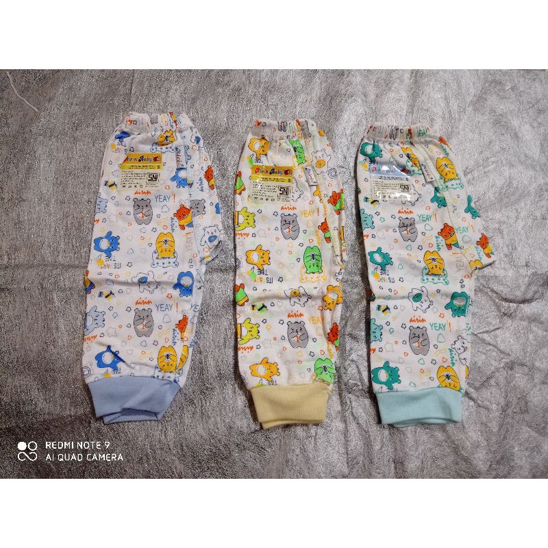 Celana panjang bayi airin motif 3 pcs