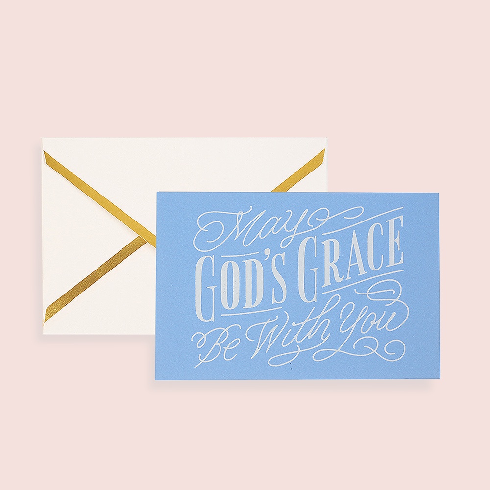 

God's Grace Greeting Card - Kartu Ucapan Hadiah Rohani - LOULOUROSE